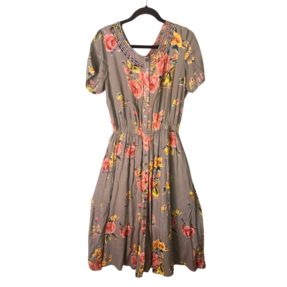 Dreamy Floral Vintage Dress | Size 6